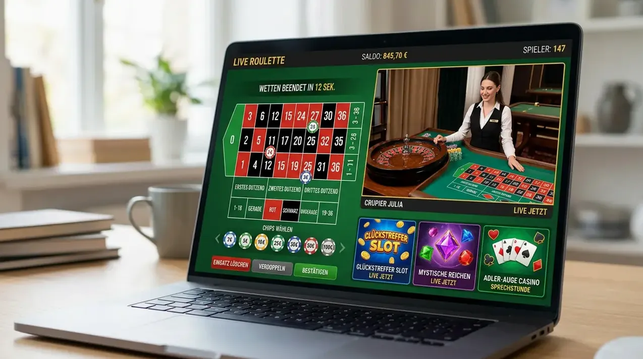 Live Dealer Tische bei Winit