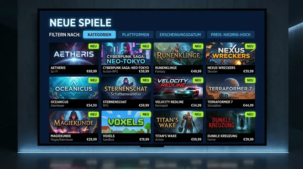 Neuerscheinungen & Instant Games — Winit